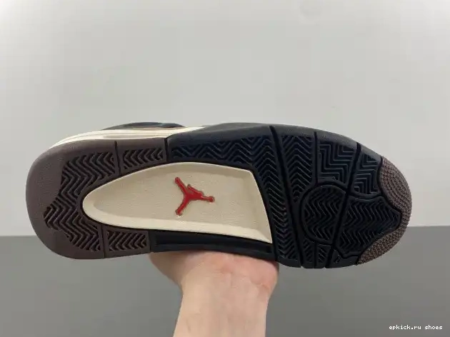 Rep Retro Jordan 4 Scott Air Travis AJ4-882335 x Brown TS 0417